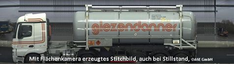 Gestitches Bild LKW